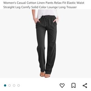 Womens Linen Pants